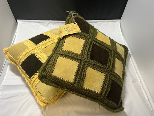 Coppia cuscini patchwork - , pelle