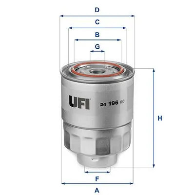 196 ufi filtro - 24.196.00,