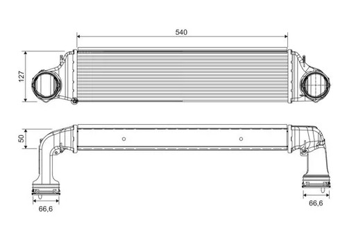 Radiatore intercooler 818715