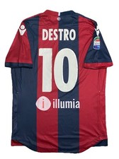 MAGLIA CALCIO FC BOLOGNA DESTRO MATCH WORN PREPARATA INDOSSATA 2016/17 SHIRT
