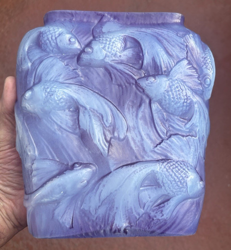 Vaso repousse lavanda - repousse, blu