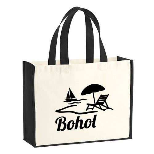 Borsa iuta bohol motivo - di,