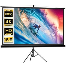 HOMCOM Telo Proiettore 100"