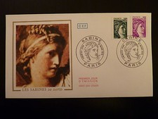 FRANCIA PRIMO GIORNO FDC YVERT 1964/69 SABINE 0,05+0,50F PARIGI 1978