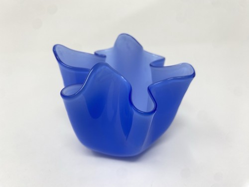 Vaso fazzoletto opalino - , venini