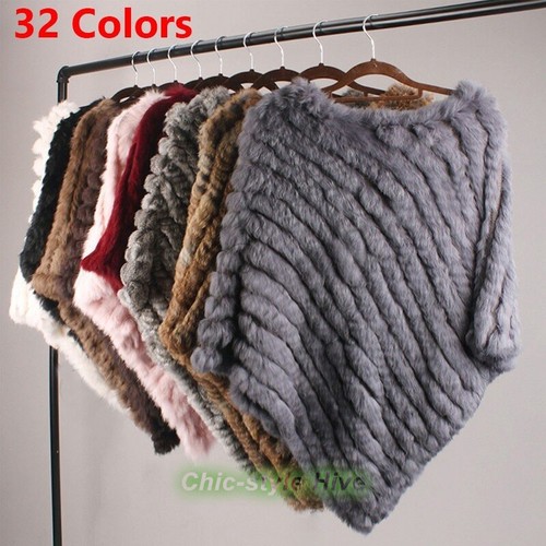Poncho donna pelliccia - , di