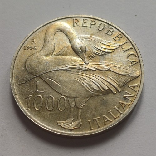 Silver coin 1000 lire - coin,