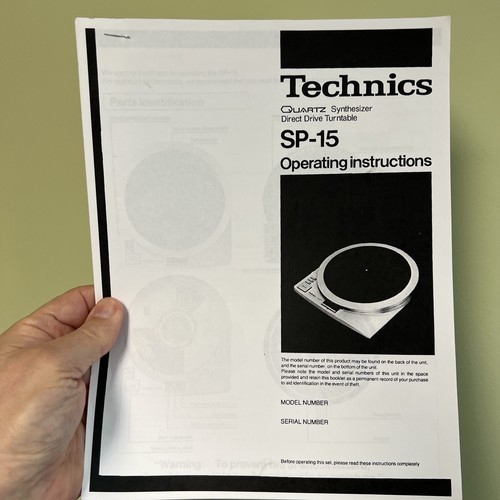 Technics 15 - technics, sp-15