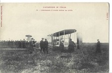 POSTCARD - AVIATION IN ITALY -