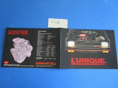 11237 rare dépliant - rare,