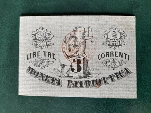 Venezia 1848 carta - 1848, moneta