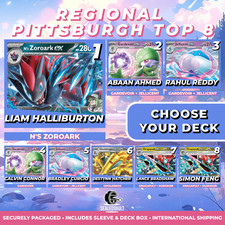 Pokemon Regional Pittsburgh Top 8 Deck | BW Meta Competitiva Bianco e Nero