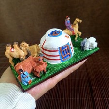 Yurta mongola resina ornamento