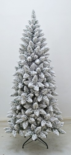 Albero natale innevato - natale,