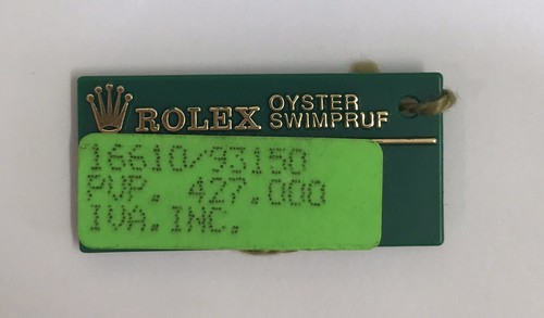 Rolex green tag oyster - rolex,