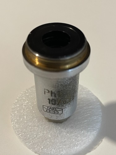 Objetivo microscopio zeiss - objetivo,