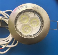 faretto a incasso led trio Porta Faretto luce fredda 5500k con cavo max 50w ip23