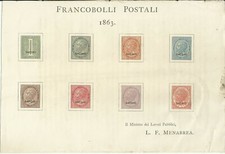 Foglietto Menabrea - rifilato in alto 