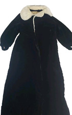 Cappotto velluto nero Opera
