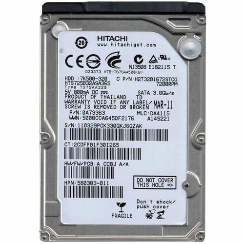Hard disk 320gb hgst hitachi - 320gb,