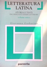LETTERATURA LATINA. STORIA E