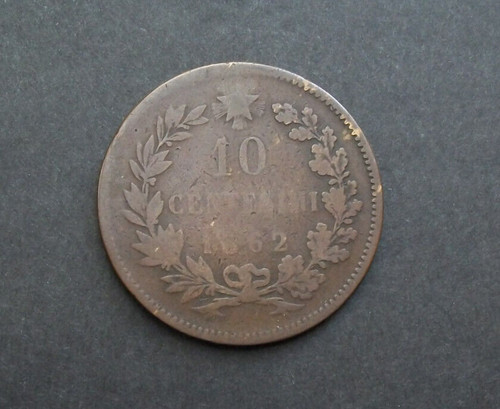 Centesimi 1862 senza segno - centesimi,