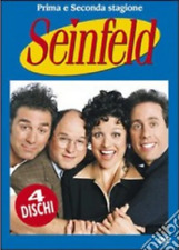 DVD *** SEINFELD - PRIMA E SECONDA STAGIONE - BOX 4 DISCHI VERSIONE ITALIANA ***