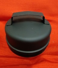 TAPPO  SCARICO CONDENSA MONOPARETE ACCIAIO INOX da 120 NERO OPACO CANNA FUMARIA