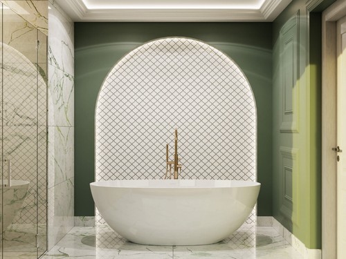 Mosaico rete per bagno e - mosaico,