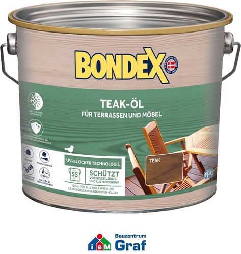 Bondex holzpflege öl teak - holzpflege-öl, (teak