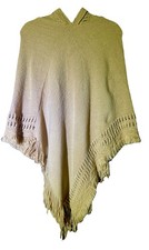 Poncho/mantello donna marrone