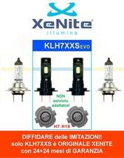 H7 12-24 LED XeNite OMOLOGATO 1:1 NO adattatori 2x LAMPADE CANBUS AUTO LED 6000K