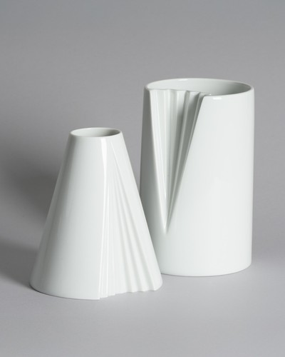 Vaso porcellana duo - vaso, in