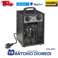 ✅Maurer Termoventilatore Stufa Elettrica Riscaldatore Industriale 2000W Calore