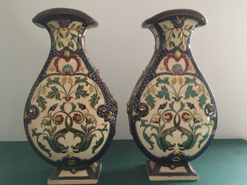 Coppia vasi ceramica dei - in,