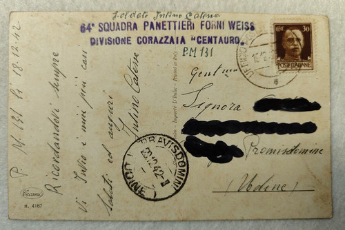 Cartolina posta militare - cartolina,