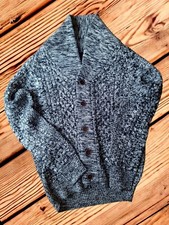 Cardigan Grigio con Bottoni |
