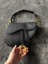 borsa sella dior pelle nera