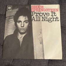 BRUCE SPRINGSTEEN - Prove It All Night - ITALY / ITALIAN PRESS 7” Vinyl Single