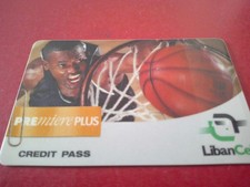 Libano 1 scheda telefonica ricarica!