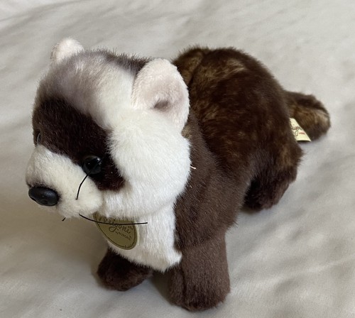 Peluche furetto con piedi neri - peluche,