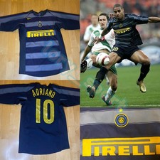 Maglia Shirt Trikot Camiseta Fc Inter Milan Nike third 2004/05 Adriano pirelli