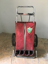 Carrello Golf  Vintage 50' SIT N REST Professional Model  Trolley Push Cart Bag