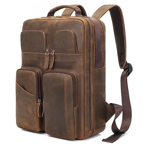 Zaino uomo vintage pelle