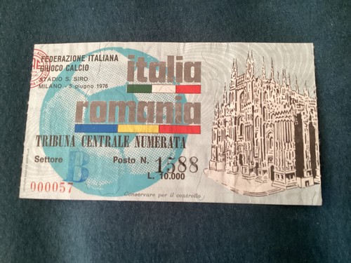 Biglietto stadio calcio italia - stadio,