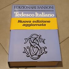 Dizionario Sansoni Tedesco Italiano Italiano Tedesco con marchio Siae E Custodia