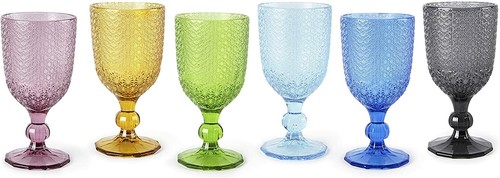 Set calici vino ice vetro - set,