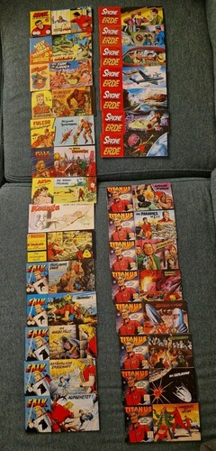Lotto fumetti titanus - 29,