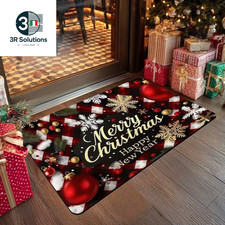 Christmas Door Carpet With