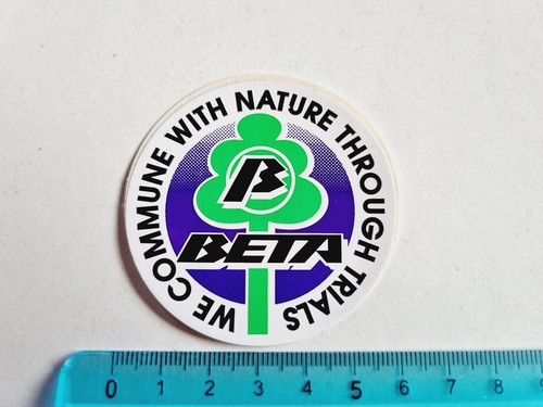 Adesivo beta trials - beta, sticker